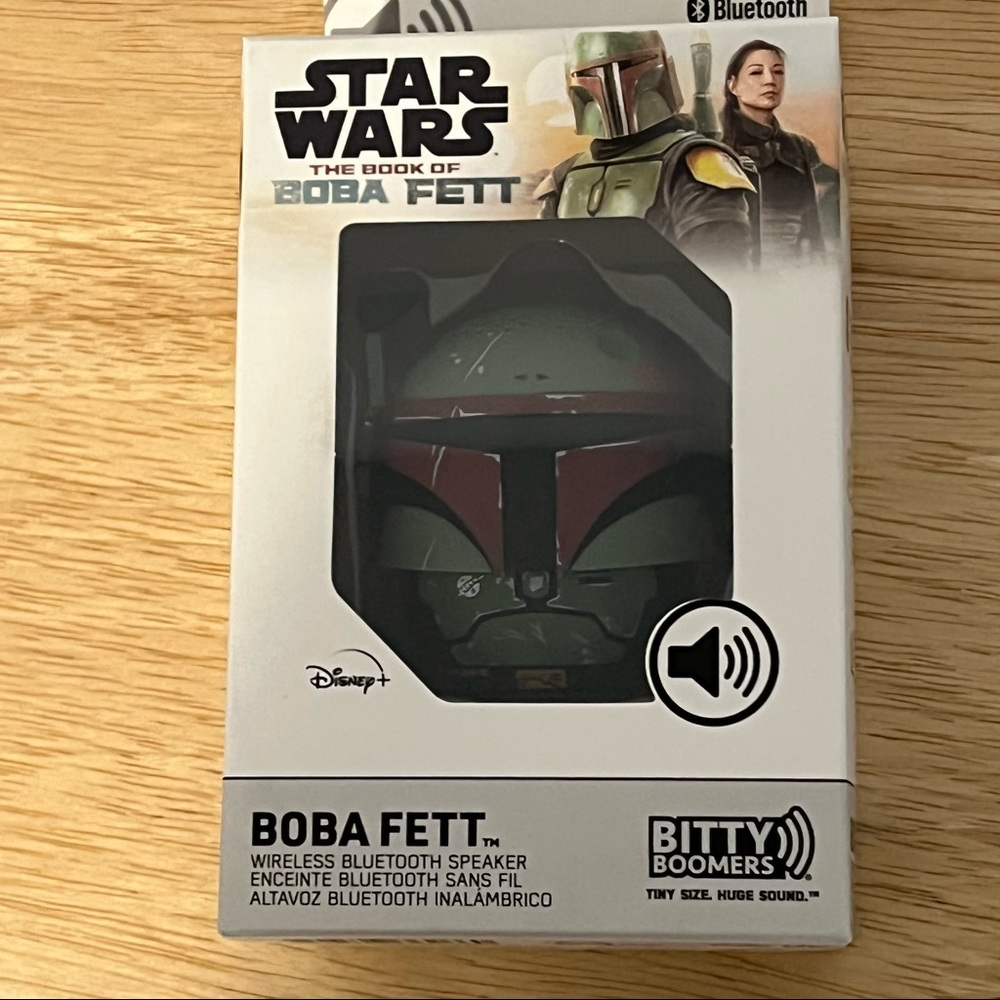NIB Star Wars Boba Fett Bitty Boomers Disney+ Wireless Bluetooth Speaker - Picture 12 of 16